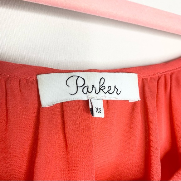 Parker Sicily Blouse in Fiesta Red - Picture 6 of 6
